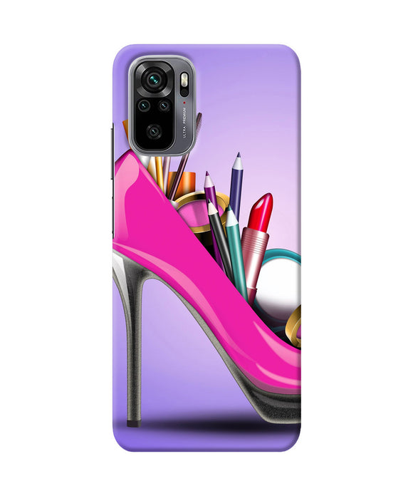 Makeup heel shoe Redmi Note 10/10S Back Cover