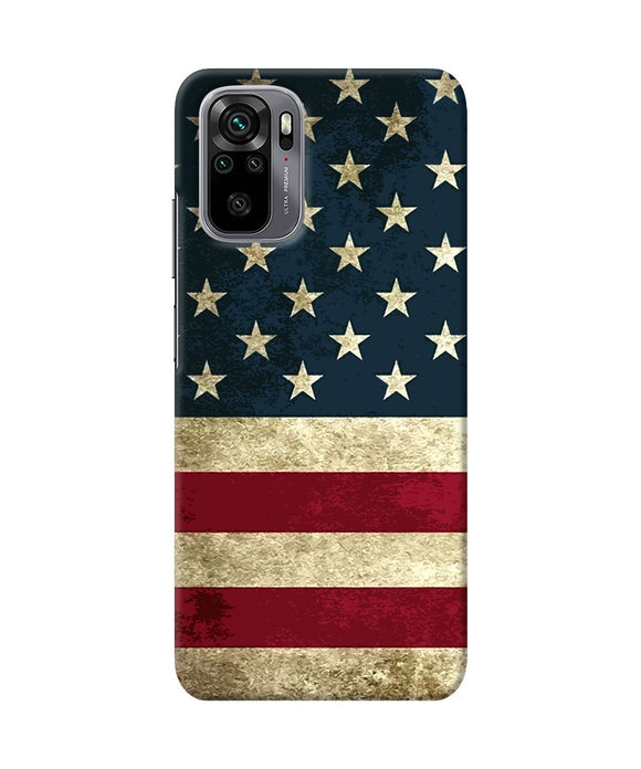 Vintage US flag Redmi Note 10/10S Back Cover