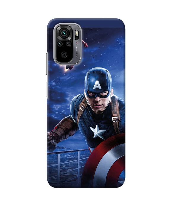 Captain with ironman Redmi Note 10/10S Back Cover