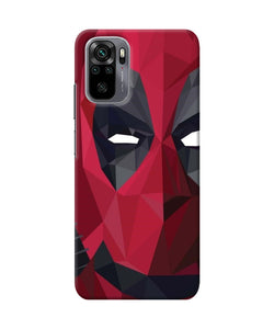 Abstract deadpool half mask Redmi Note 10/10S Back Cover