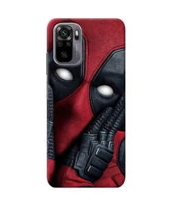 Thinking deadpool Redmi Note 10/10S Back Cover