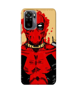 Blooded deadpool Redmi Note 10/10S Back Cover