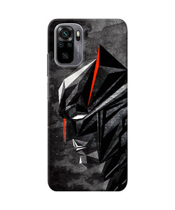 Batman black side face Redmi Note 10/10S Back Cover