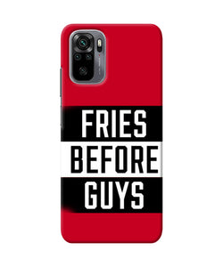 Fries before guys quote Redmi Note 10/10S Back Cover