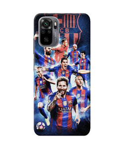 Messi FCB team Redmi Note 10/10S Back Cover