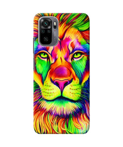 Lion color poster Redmi Note 10/10S Back Cover