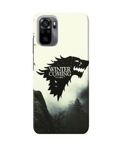 Winter coming stark Redmi Note 10/10S Back Cover