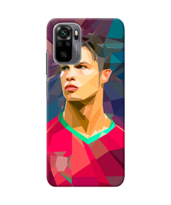 Abstract ronaldo Redmi Note 10/10S Back Cover