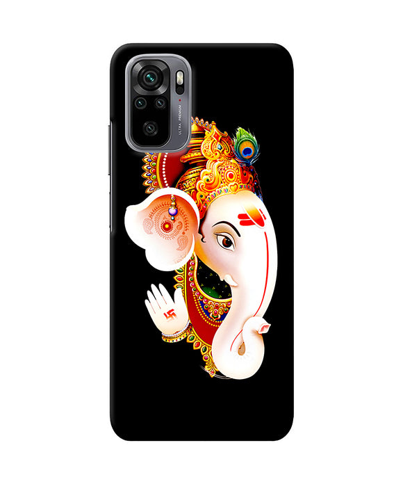 Lord ganesh face Redmi Note 10/10S Back Cover