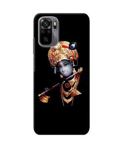 Lord krishna with fluet Redmi Note 10/10S Back Cover