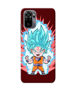 Goku little character Redmi Note 10/10S Back Cover