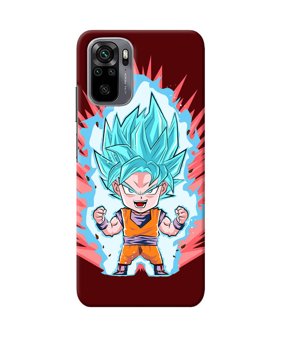 Goku little character Redmi Note 10/10S Back Cover