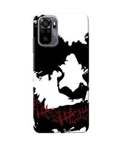 Black and white joker rugh sketch Redmi Note 10/10S Back Cover