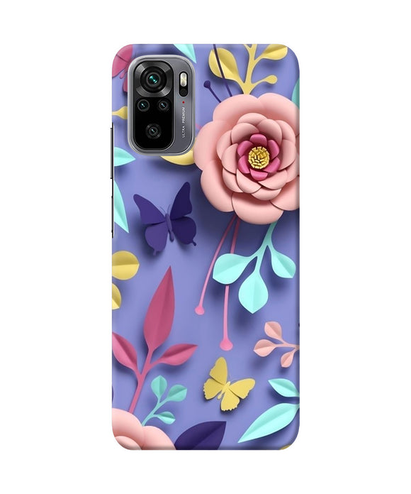 Flower canvas Redmi Note 10/10S Back Cover