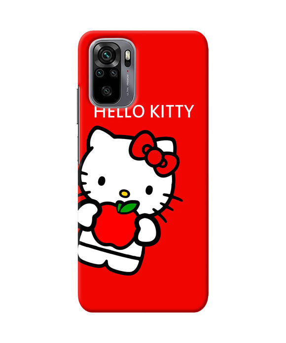 Hello kitty red Redmi Note 10/10S Back Cover