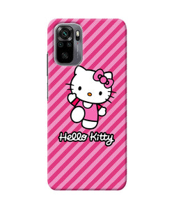 Hello kitty pink Redmi Note 10/10S Back Cover