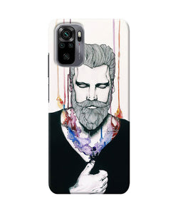 Beard man character Redmi Note 10/10S Back Cover