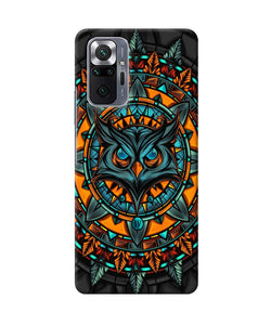 Angry Owl Art Redmi Note 10 Pro Back Cover