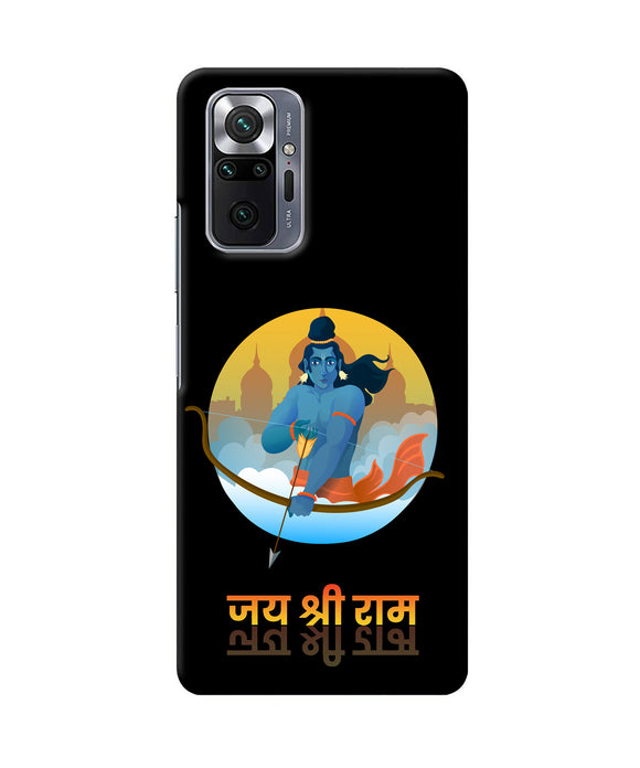 Black Jay Shree Ram Redmi Note 10 Pro Back Cover