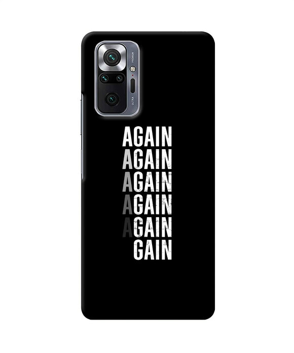 Again Again Gain Redmi Note 10 Pro Back Cover