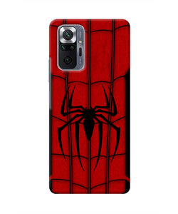 Spiderman Costume Redmi Note 10 Pro Real 4D Back Cover