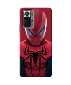 Spiderman Art Redmi Note 10 Pro Real 4D Back Cover