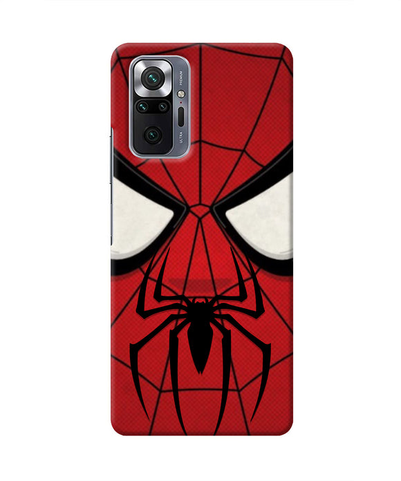 Spiderman Face Redmi Note 10 Pro Real 4D Back Cover