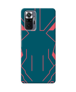 Superman Techno Redmi Note 10 Pro Real 4D Back Cover