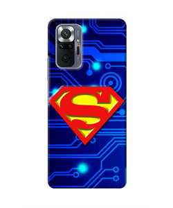 Superman Abstract Redmi Note 10 Pro Real 4D Back Cover