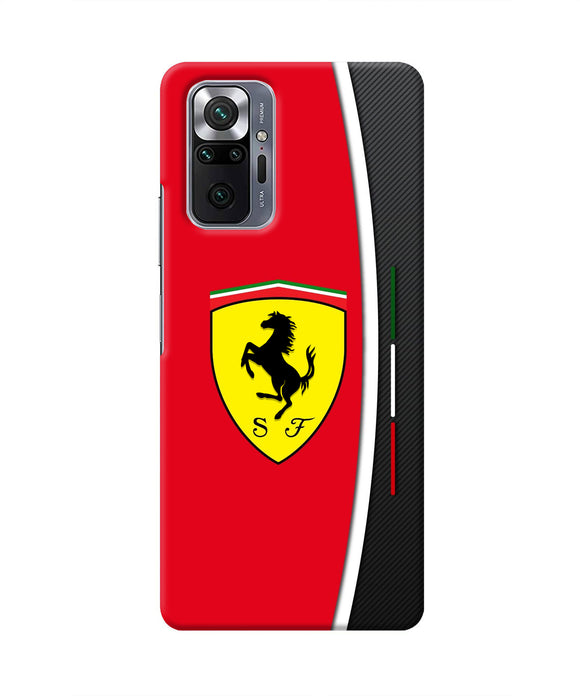 Ferrari Abstract Redmi Note 10 Pro Real 4D Back Cover