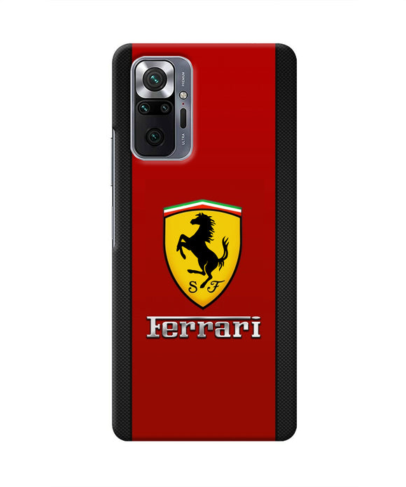 Ferrari Abstract Redmi Note 10 Pro Real 4D Back Cover