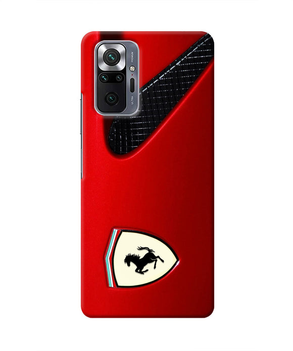 Ferrari Hood Redmi Note 10 Pro Real 4D Back Cover