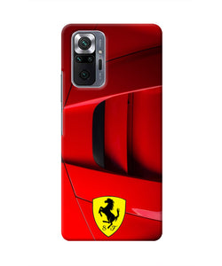 Ferrari Car Redmi Note 10 Pro Real 4D Back Cover