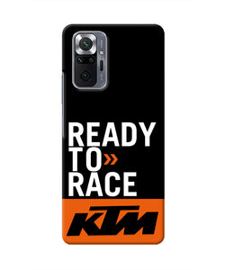 KTM Ready To Race Redmi Note 10 Pro Real 4D Back Cover