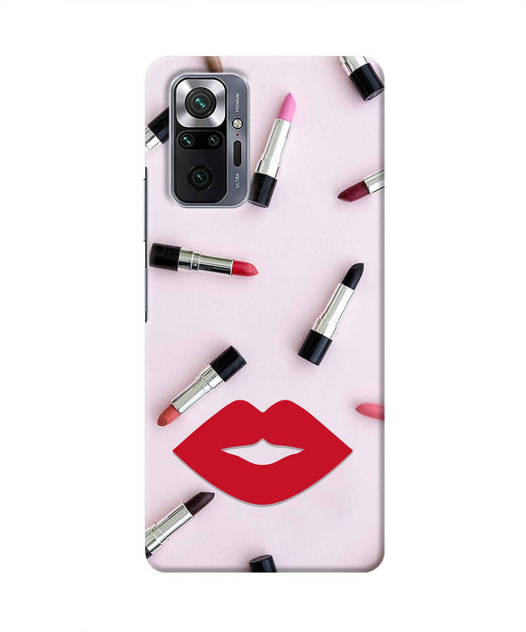 Lips Lipstick Shades Redmi Note 10 Pro Real 4D Back Cover