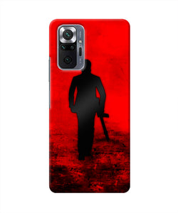 Rocky Bhai with Gun Redmi Note 10 Pro Real 4D Back Cover