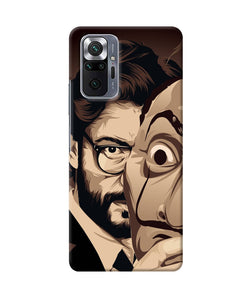 Money Heist Professor Art Redmi Note 10 Pro Back Cover