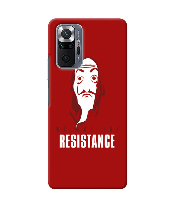 Money Heist Resistance Quote Redmi Note 10 Pro Back Cover