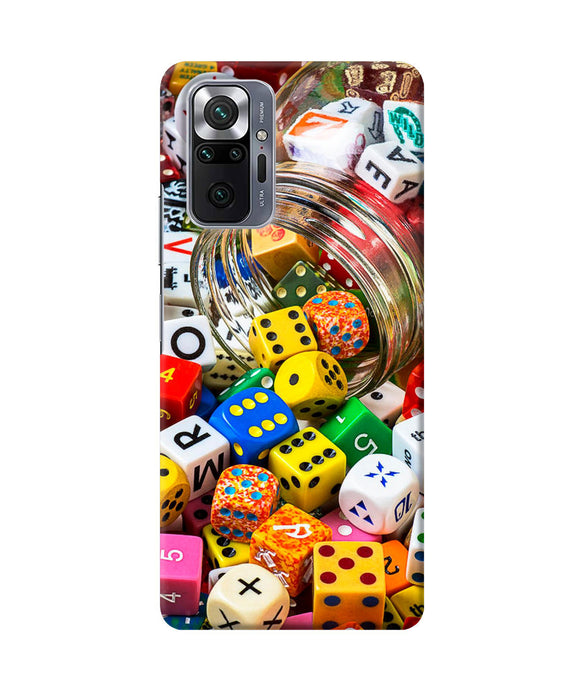 Colorful Dice Redmi Note 10 Pro Back Cover