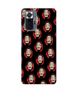 Money Heist Mask Redmi Note 10 Pro Back Cover