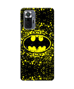 Batman last knight print yellow Redmi Note 10 Pro Back Cover