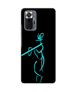 Lord krishna sketch Redmi Note 10 Pro Back Cover