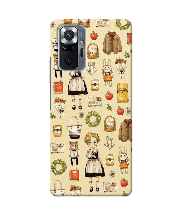 Canvas girl print Redmi Note 10 Pro Back Cover