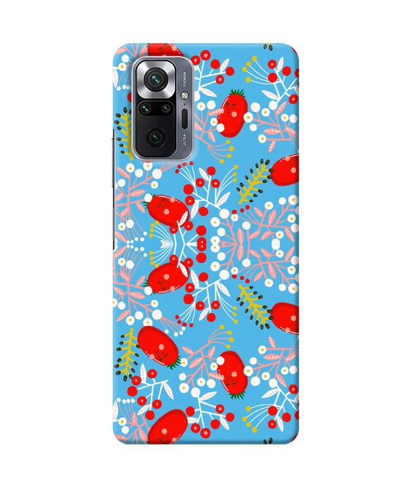 Small red animation pattern Redmi Note 10 Pro Back Cover