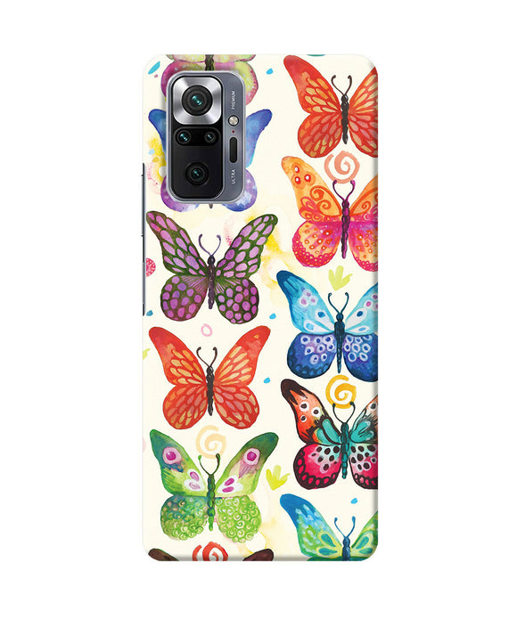 Abstract butterfly print Redmi Note 10 Pro Back Cover