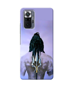 Lord shiva back Redmi Note 10 Pro Back Cover