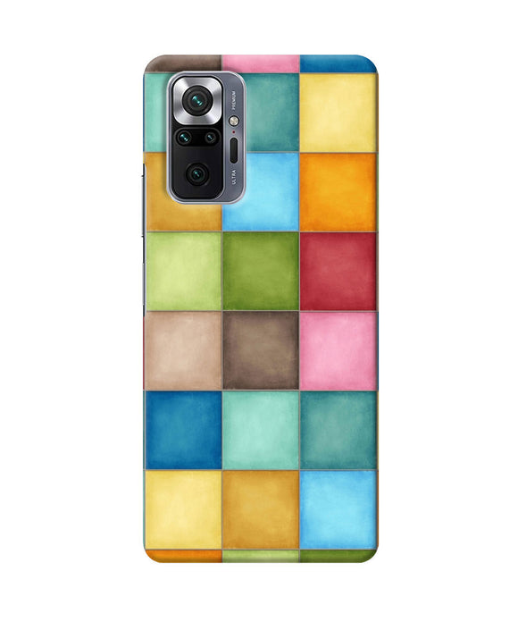 Abstract colorful squares Redmi Note 10 Pro Back Cover