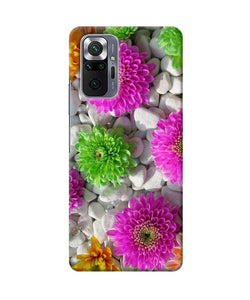 Natural flower stones Redmi Note 10 Pro Back Cover