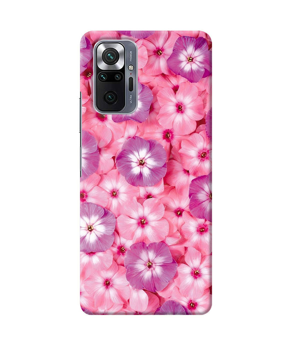 Natural pink flower Redmi Note 10 Pro Back Cover