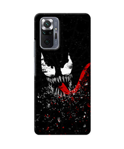 Venom black poster Redmi Note 10 Pro Back Cover